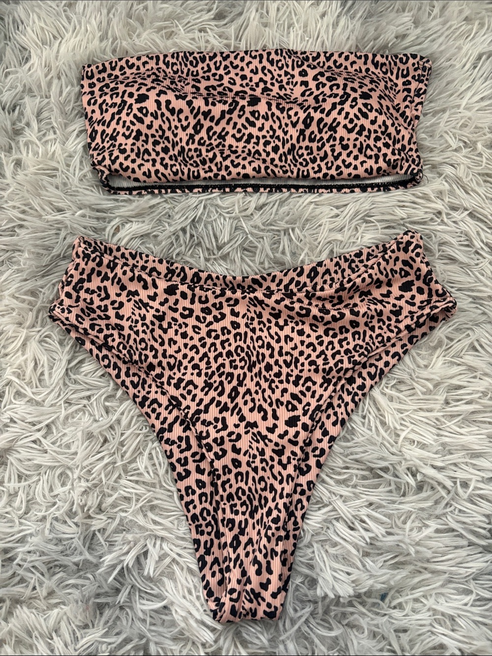 Leopard print bikini